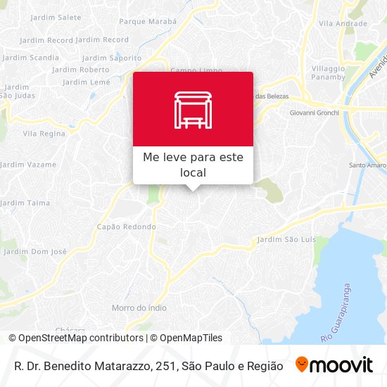 R. Dr. Benedito Matarazzo, 251 mapa