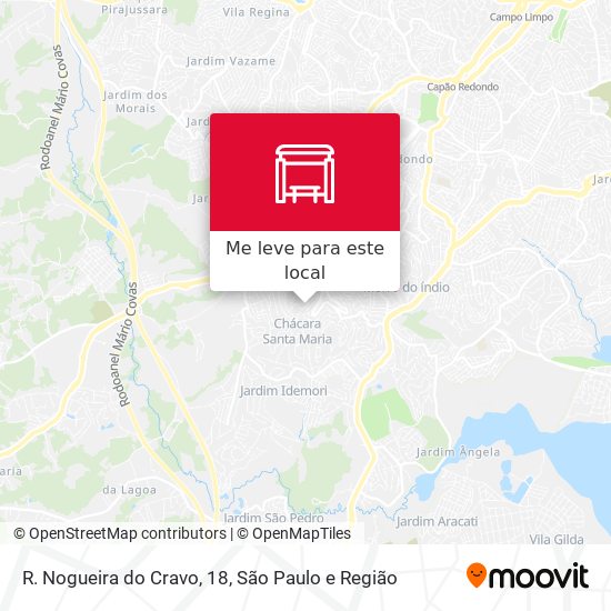 R. Nogueira do Cravo, 18 mapa