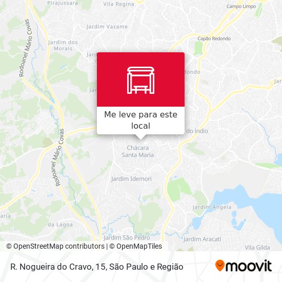 R. Nogueira do Cravo, 15 mapa
