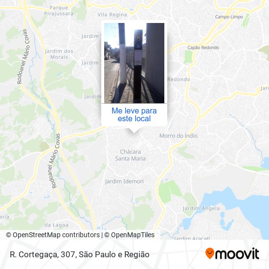 R. Cortegaça, 307 mapa