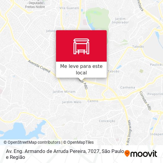 Av. Eng. Armando de Arruda Pereira, 7027 mapa