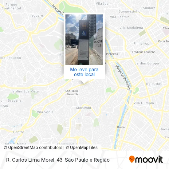 R. Carlos Lima Morel, 43 mapa