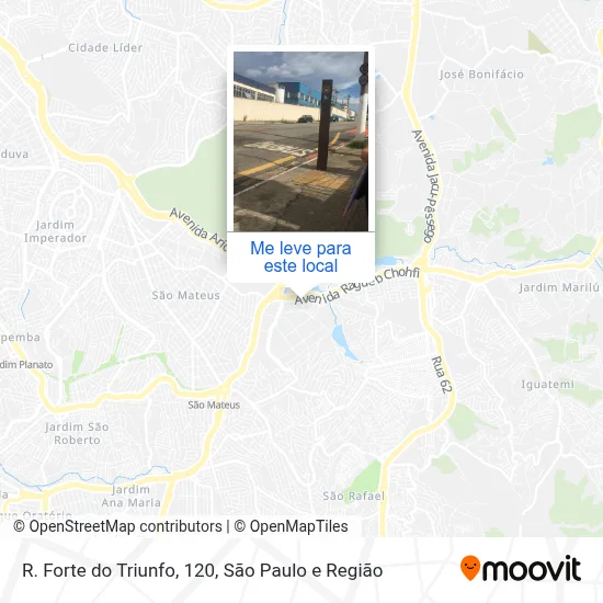 R. Forte do Triunfo, 120 mapa