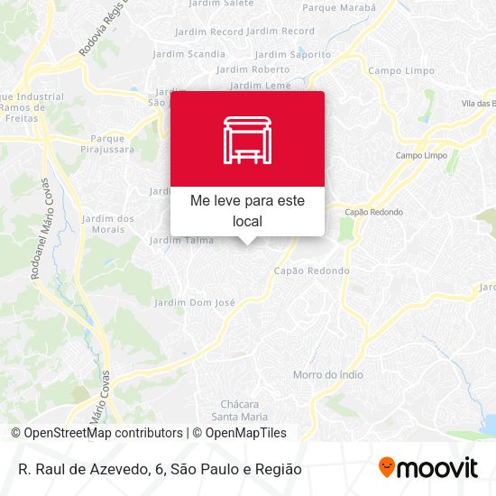 R. Raul de Azevedo, 6 mapa