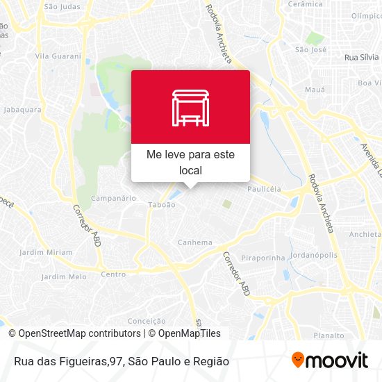Rua das Figueiras,97 mapa