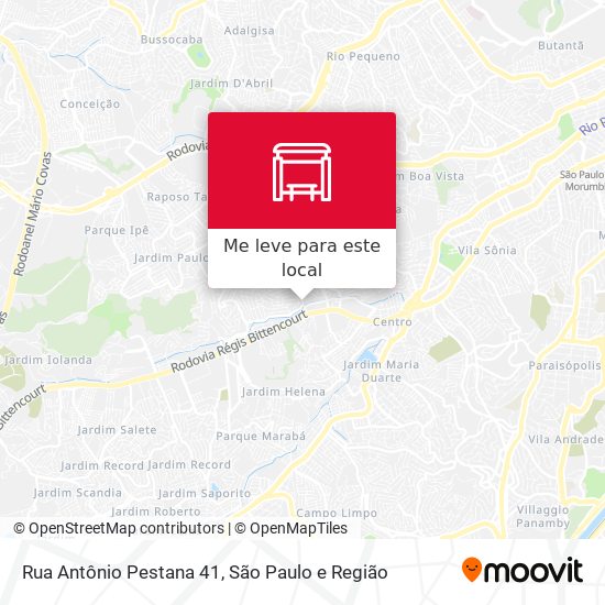 Rua Antônio Pestana 41 mapa