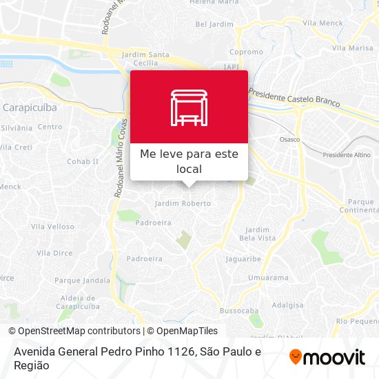 Avenida General Pedro Pinho 1126 mapa