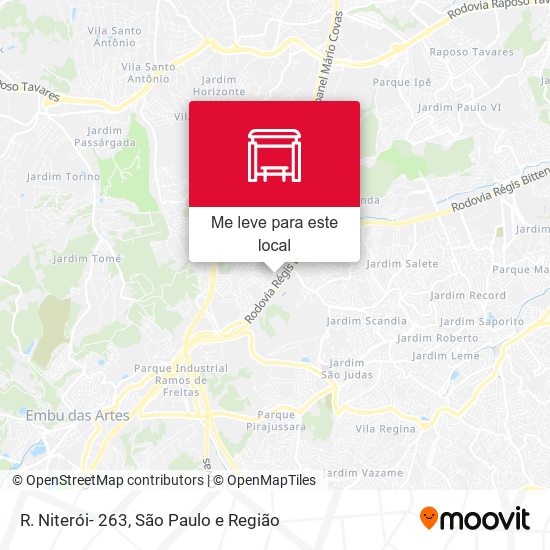R. Niterói- 263 mapa