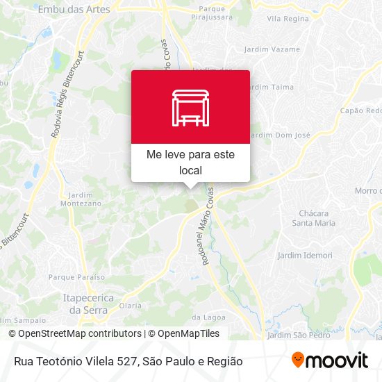 Rua Teotónio Vilela 527 mapa