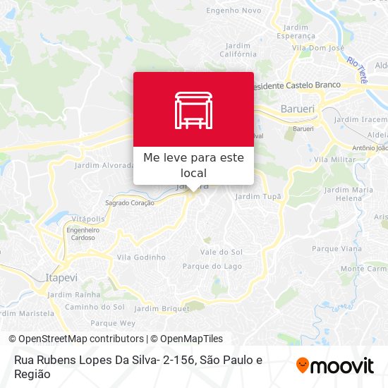 Rua Rubens Lopes Da Silva- 2-156 mapa