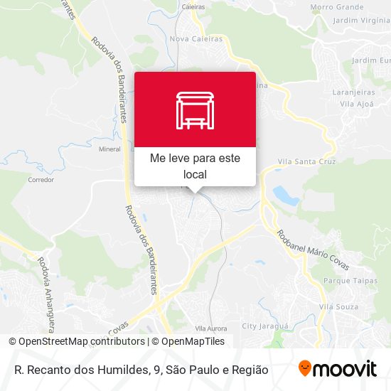 R. Recanto dos Humildes, 9 mapa