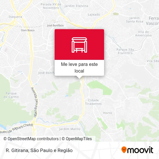 R. Gitirana mapa