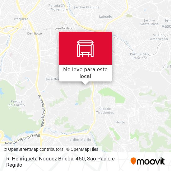 R. Henriqueta Noguez Brieba, 450 mapa