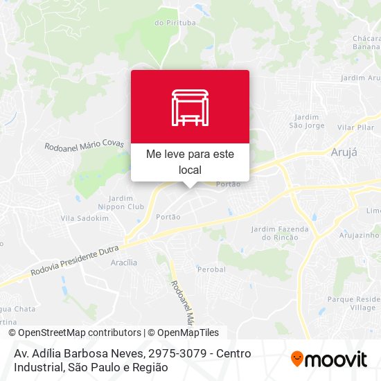 Av. Adília Barbosa Neves, 2975-3079 - Centro Industrial mapa