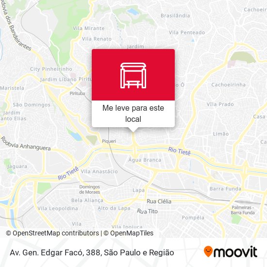 Av. Gen. Edgar Facó, 388 mapa