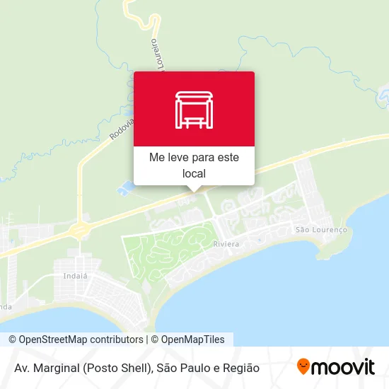 Av. Marginal (Posto Shell) mapa