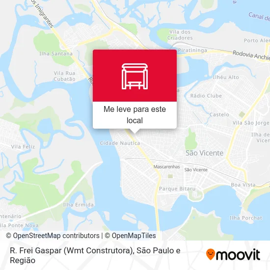 R. Frei Gaspar (Wmt Construtora) mapa