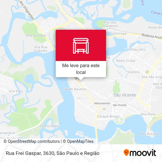 Rua Frei Gaspar, 3630 mapa