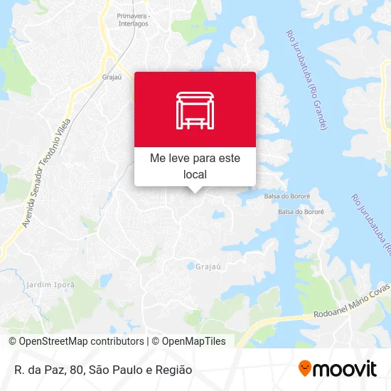 R. da Paz, 80 mapa