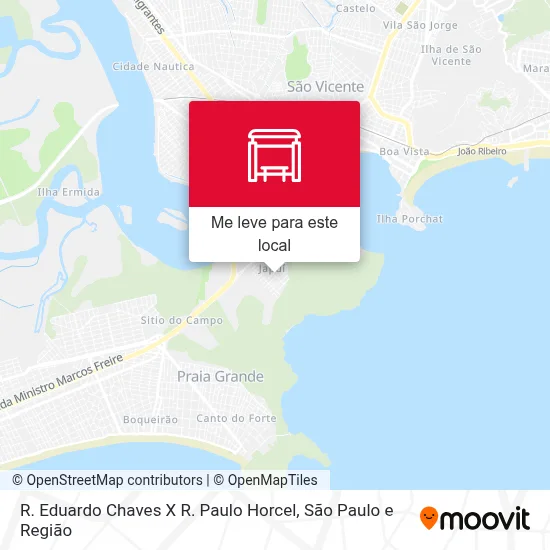 R. Eduardo Chaves X R. Paulo Horcel mapa