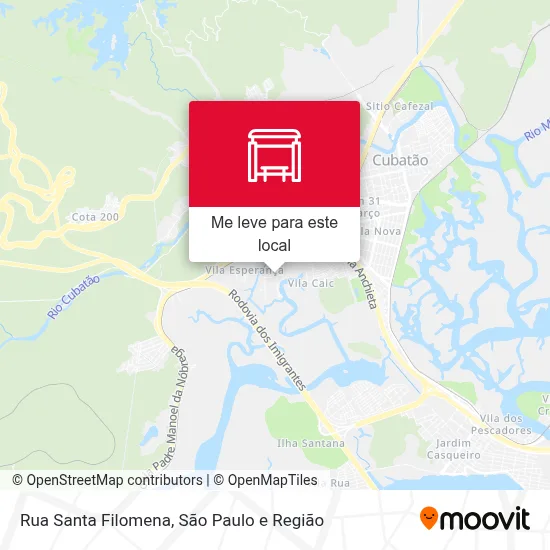 Rua Santa Filomena mapa