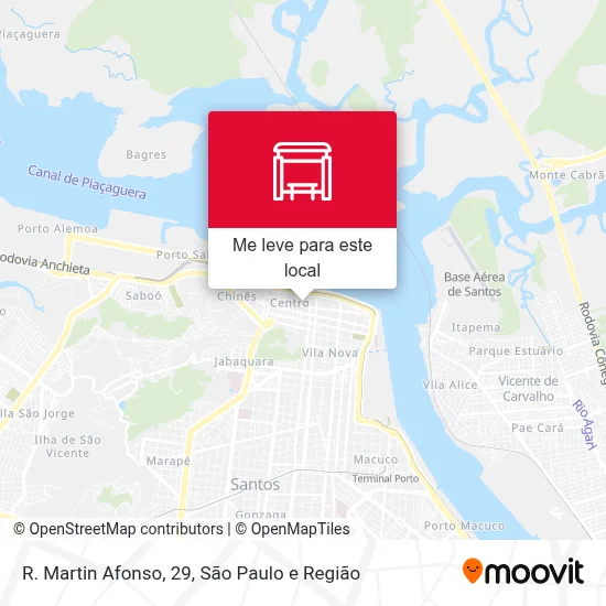 R. Martin Afonso, 29 mapa