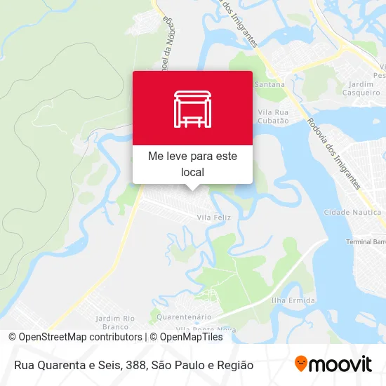 Rua Quarenta e Seis, 388 mapa