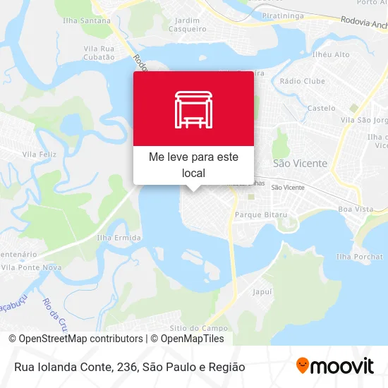 Rua Iolanda Conte, 236 mapa