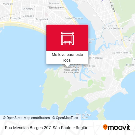 Rua Messías Borges 207 mapa