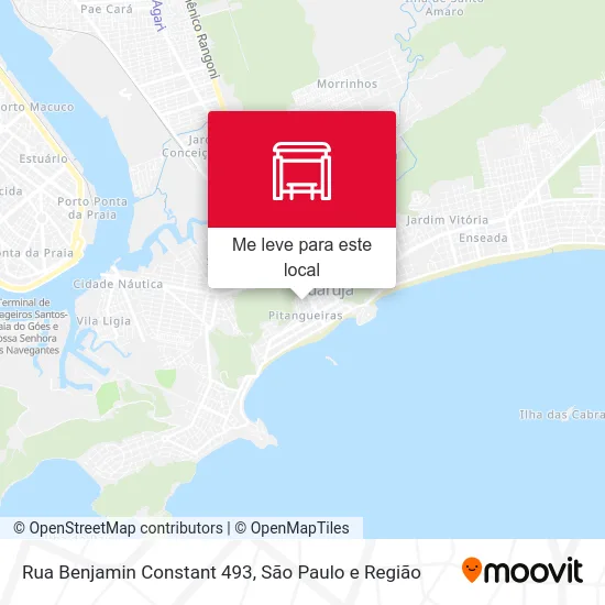 Rua Benjamin Constant 493 mapa