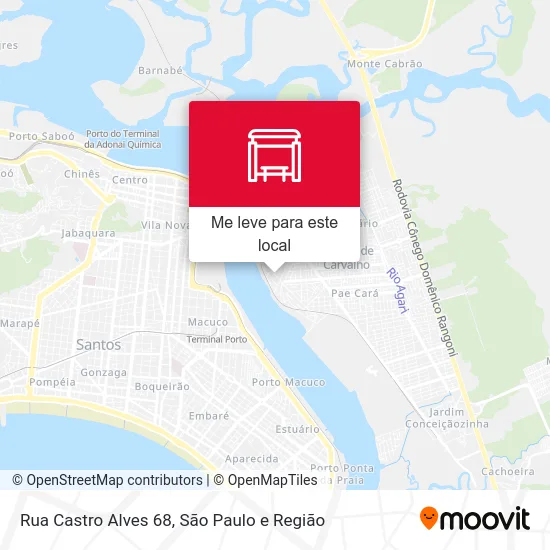 Rua Castro Alves 68 mapa