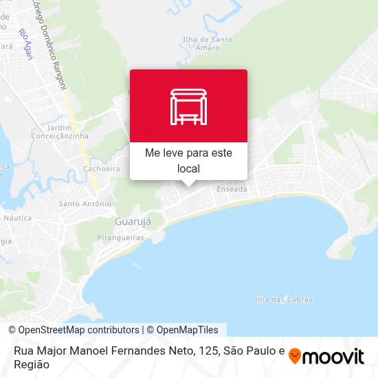 Rua Major Manoel Fernandes Neto, 125 mapa