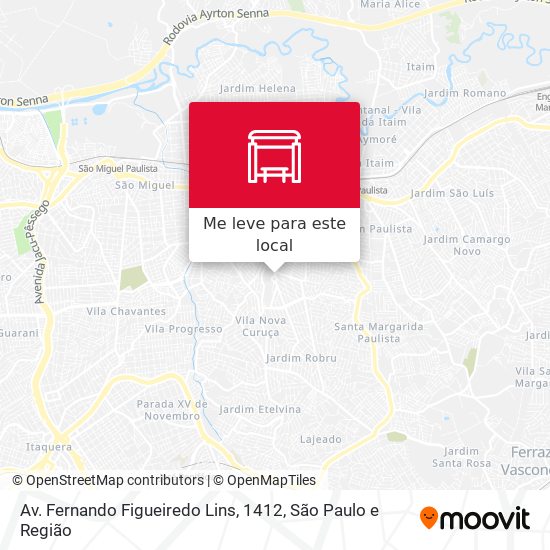 Av. Fernando Figueiredo Lins, 1412 mapa