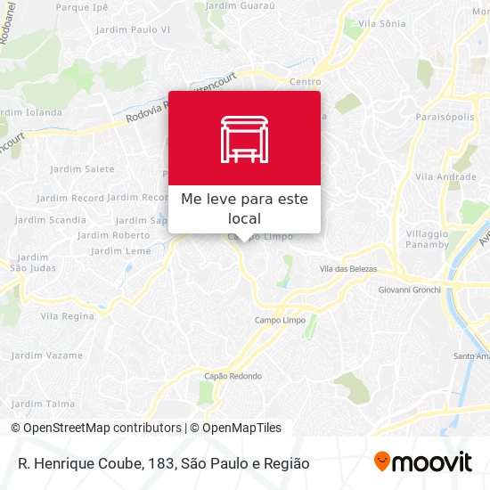 R. Henrique Coube, 183 mapa