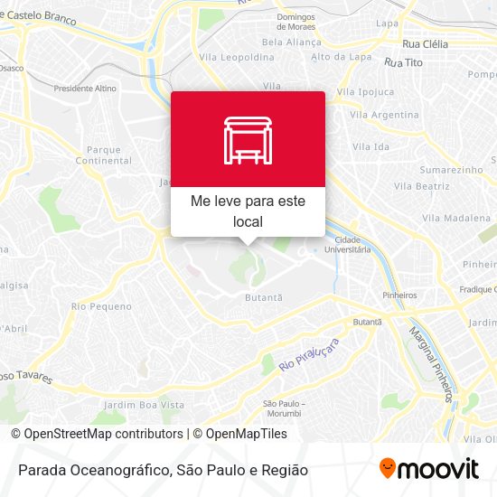 Parada Oceanográfico mapa