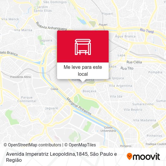Avenida Imperatriz Leopoldina,1845 mapa