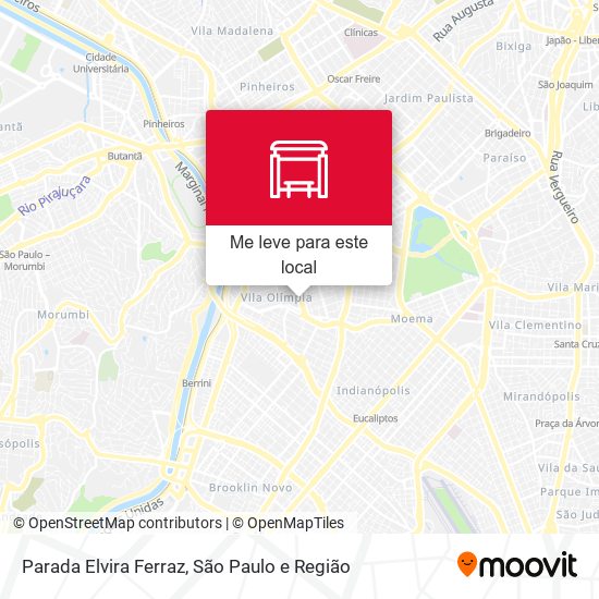 Parada Elvira Ferraz mapa