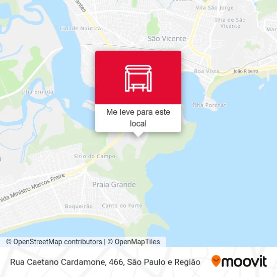 Rua Caetano Cardamone, 466 mapa