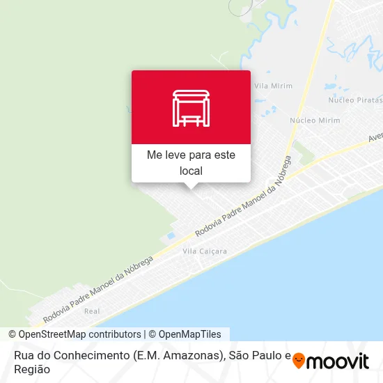 Rua do Conhecimento (E.M. Amazonas) mapa