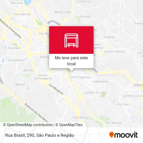 Rua Brasil, 290 mapa