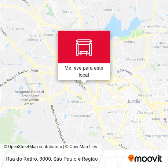 Rua do Retiro, 3000 mapa