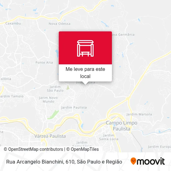 Rua Arcangelo Bianchini, 610 mapa