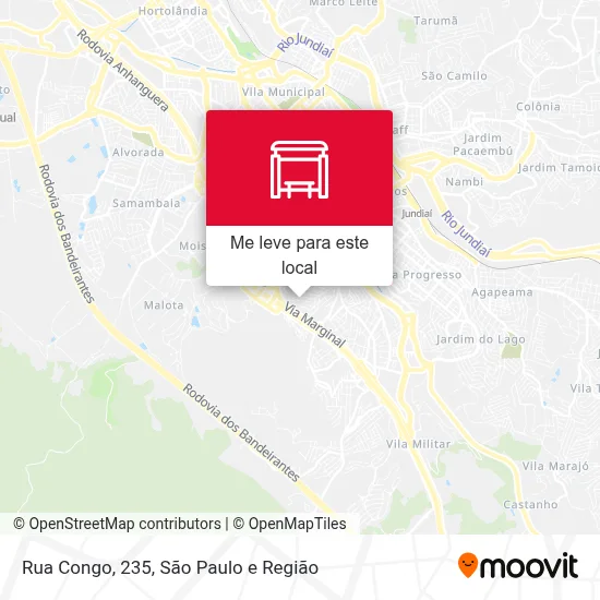 Rua Congo, 235 mapa
