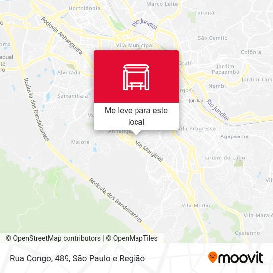 Rua Congo, 489 mapa