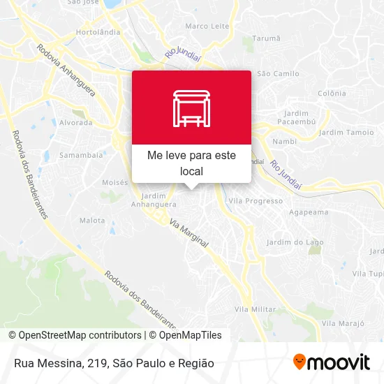 Rua Messina, 219 mapa