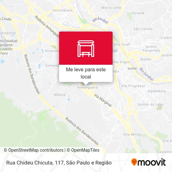 Rua Chideu Chicuta, 117 mapa