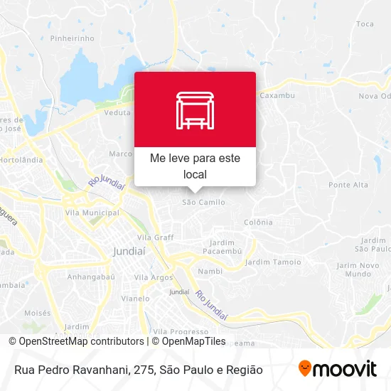 Rua Pedro Ravanhani, 275 mapa