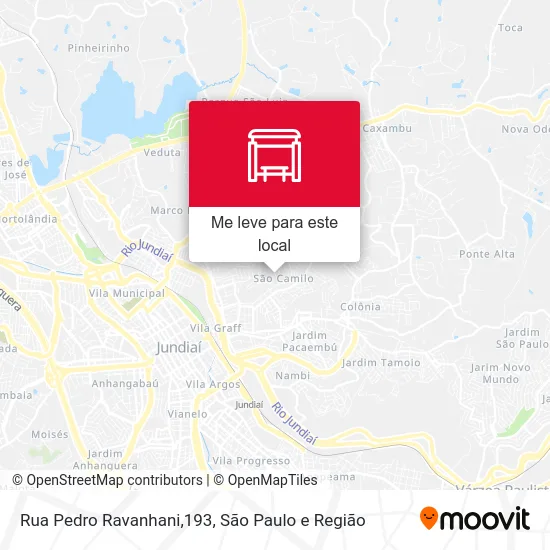 Rua Pedro Ravanhani,193 mapa