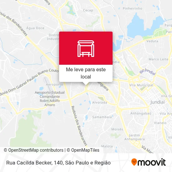 Rua Cacilda Becker, 140 mapa