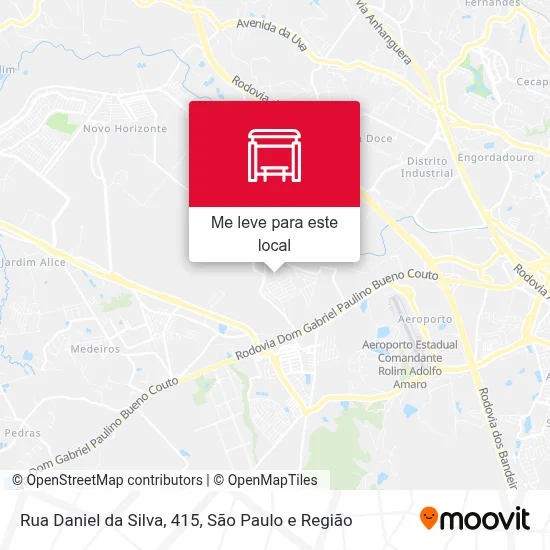 Rua Daniel da Silva, 415 mapa